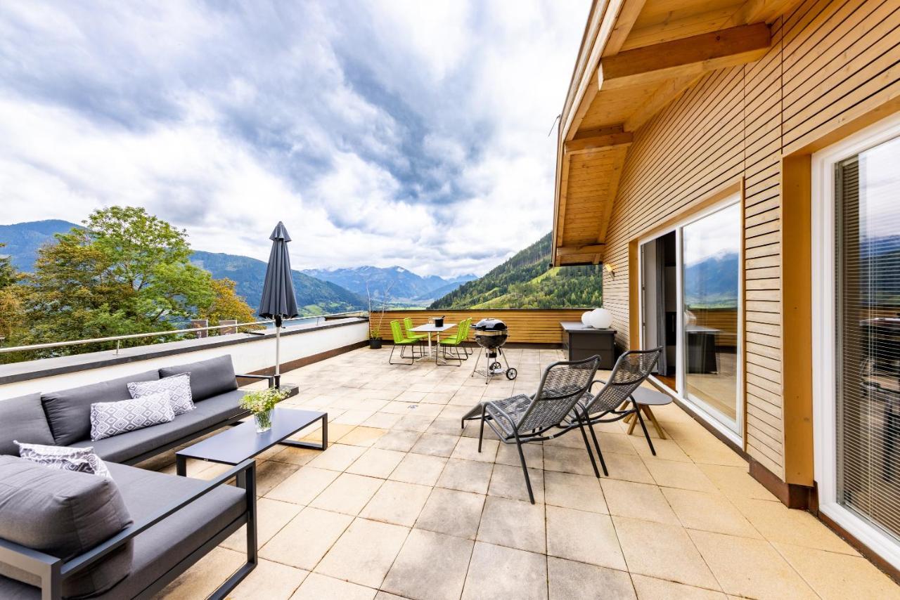 Der Sonnberg Alpinlodges - Apartments Mit Seeblick, Privater Sauna Und Self Check-In Zell am See Exteriör bild